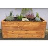 Vyvýšený záhon zahradní 100 x 50 x 50 cm Severská borovice (hladký)