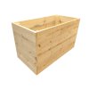 Vyvýšený záhon zahradní 100x50x50 cm Severská borovice (hladký) ISPAS 1