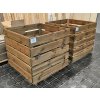 Dřevěné kompostéry s dvířky a bez dvířek 100x100x90 Severská borovice IMPREGNOVANÁ Ispas 1
