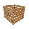 Dřevěný kompostér zahradní 100 x 100 x 90 cm Severská borovice IMPREGNOVANÁ (hladký) Ispas 1