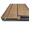 WPC obkladové palubky FASÁDNÍ (profil Klasik) 21 x 154 x 3000 mm Teak montáž Ispas 5