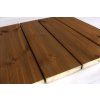 Terasová prkna 28 x 145 x 4500 mm Severská borovice IMPREGNOVANÁ HLADKÁ/HLADKÁ (4ks) hnědá AB