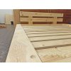 Postel RUSTIKÁLNÍ 180 x 200 cm Severská borovice doprava ZDARMA po Středočeském kraji ISPAS 8