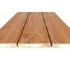 Terasová prkna 27 x 145 x 4500 mm Borovice IMPREGNOVANÁ hnědá (AB) HLADKÁ/HLADKÁ