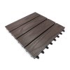 WPC Dřevoplastové terasové dlaždice 300 x 300 x 21 mm CLICK&GO 3D Walnut ISPAS 3