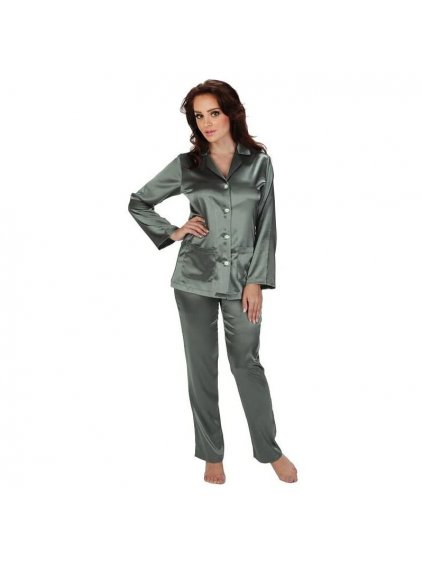 Dámske pyžamo CLASSIC sivé 934