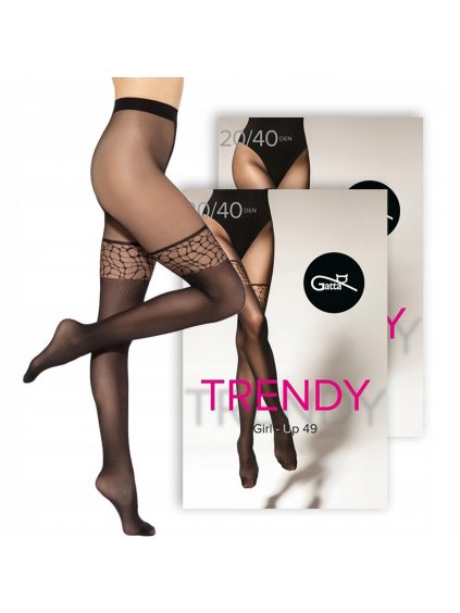 Pančuchy TRENDY Girl-up 49