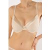 sutien burete subtire microfibra satin beige~9813