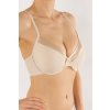 sutien burete subtire microfibra satin beige~9814
