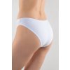 chiloti femei mona clasic din bumbac talie medie alb~9669
