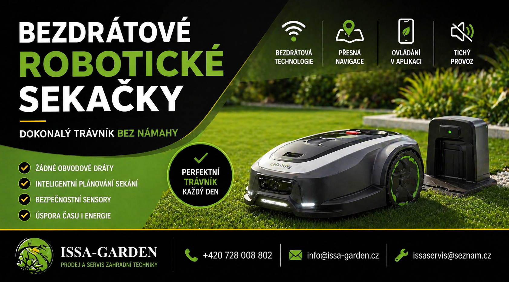 Robotické sekačky