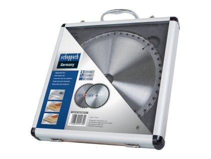 Scheppach Sada 2 pilových kotoučů TCT ( 254 x 30 x 2,8 mm, 48/60 Z ) - pro HS 254 / HM 110 MP / HM 100 T