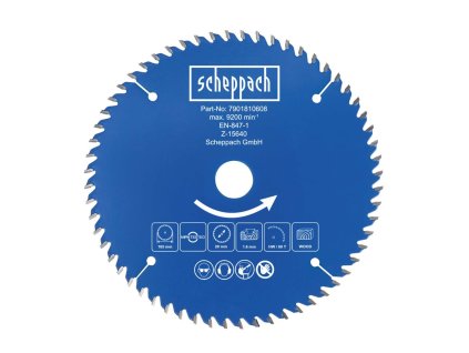 Scheppach Pilový kotouč TCT ( 165 x 20 x 1,6 mm, 60 Z ) - pro BC-HCS165-X / C-HCS165-X