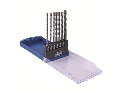 Scheppach Sada 7 vrtáků  SDS Plus - pr. 5/2x6/2x8/10/12 mm
