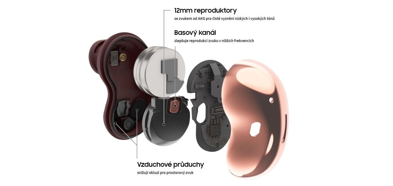 Samsung Galaxy Buds Live - bezdrátová sluchátka NOVINKA