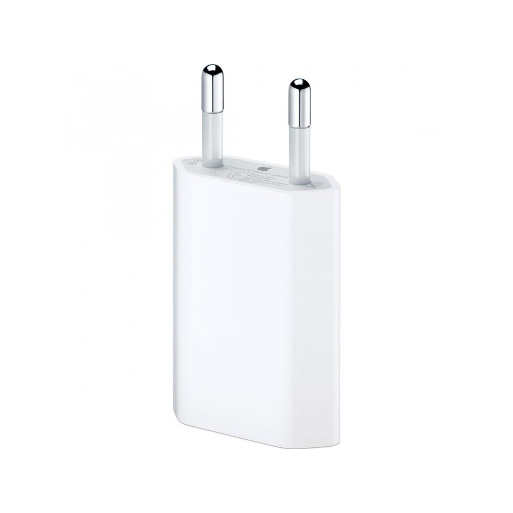 5W USB adaptér pro Apple iPhone - bílá