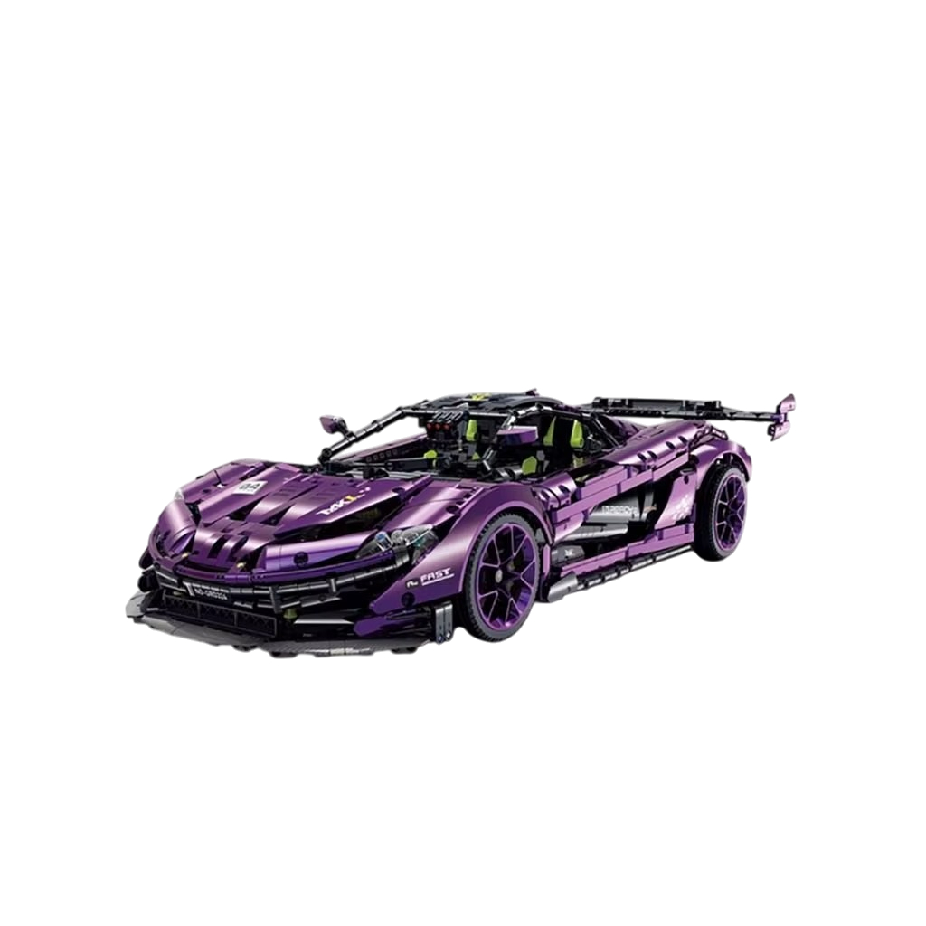 Technická stavebnice fialového supersportu  - 3568 dílků