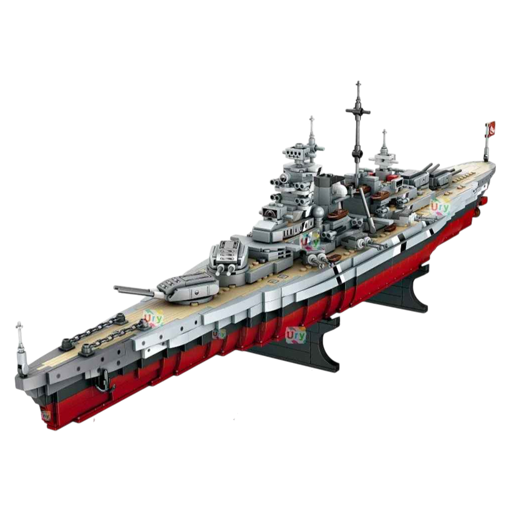 Stavebnice - bitevní lod Bismark - 2081 dílků
