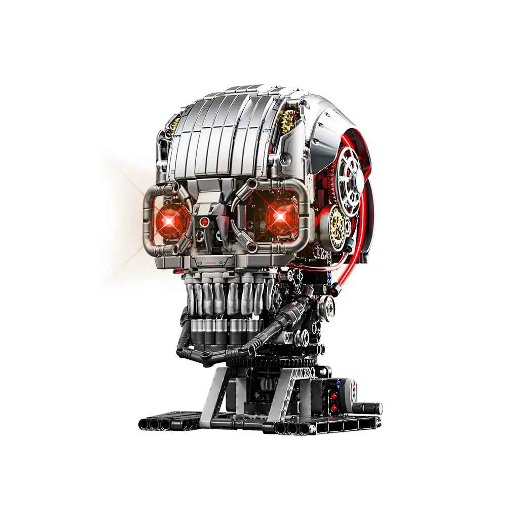 Stavebnice - mechanické lebky - 1099 Dílků