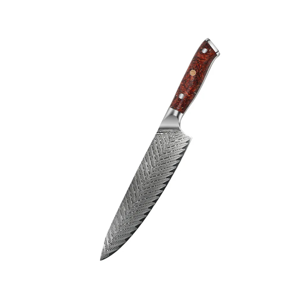 Šéfkuchařský nůž z damaškové oceli