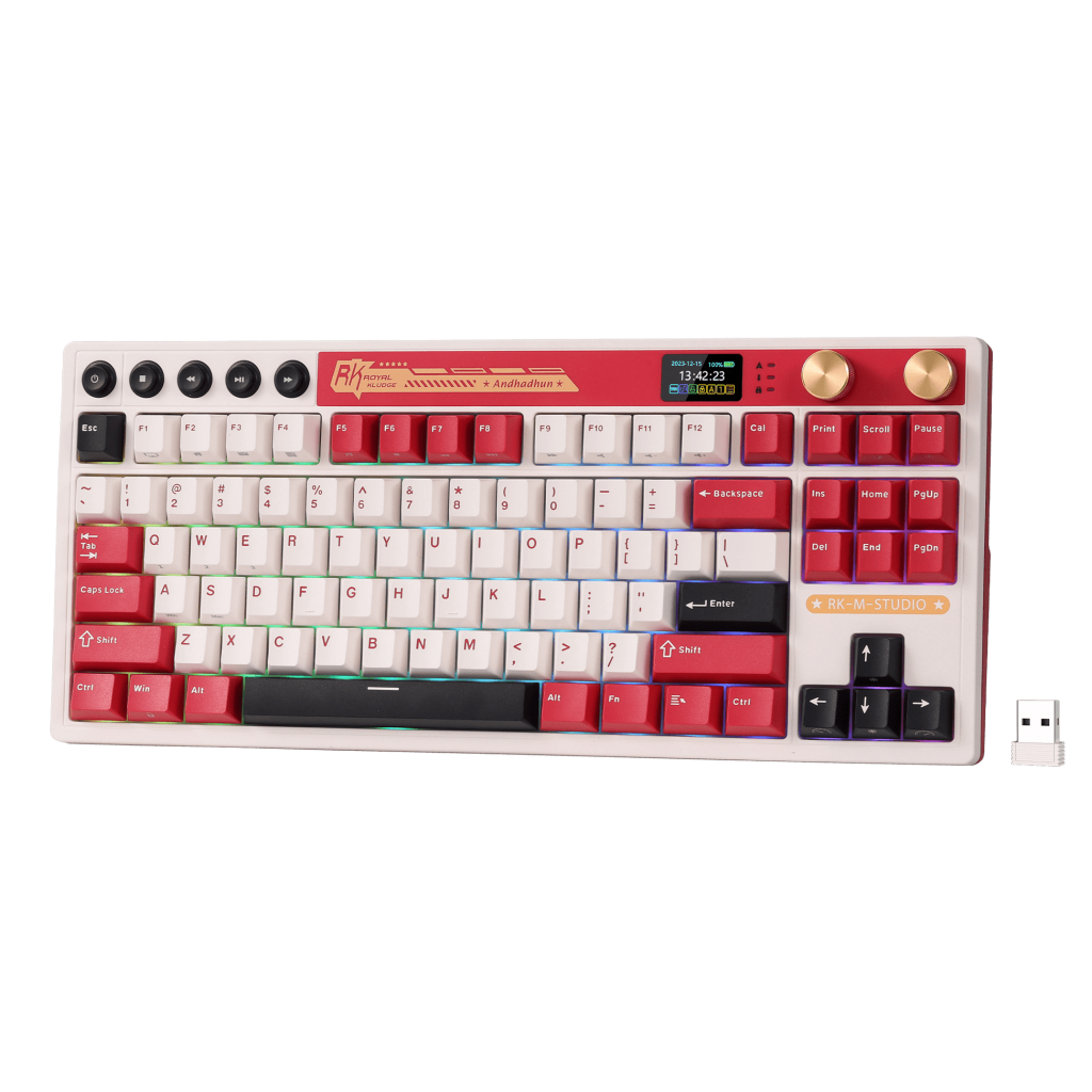 RKROYALKLUDGEM8780 TKLGasketMountWirelessGamingKeyboard 3
