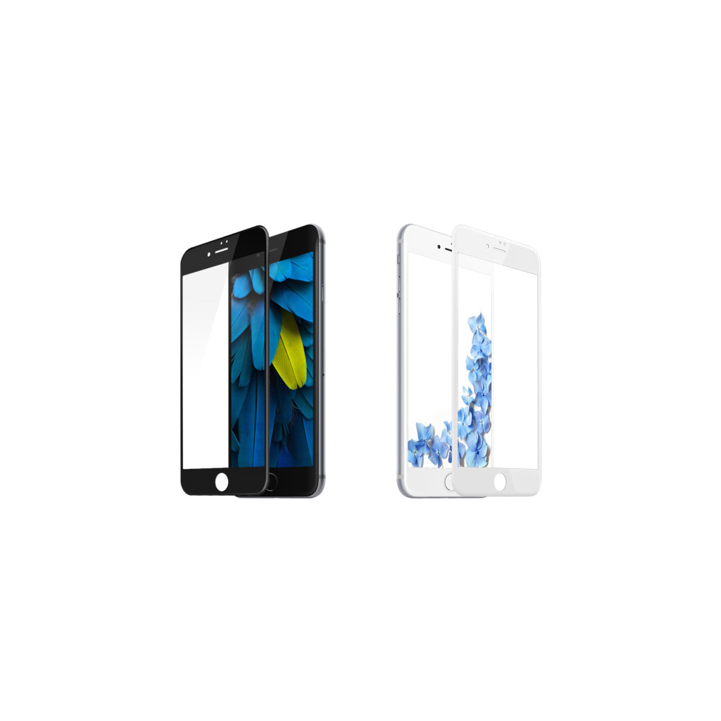 Zaoblená ochranná skleněná 3D folie pro iPhone 7 Plus