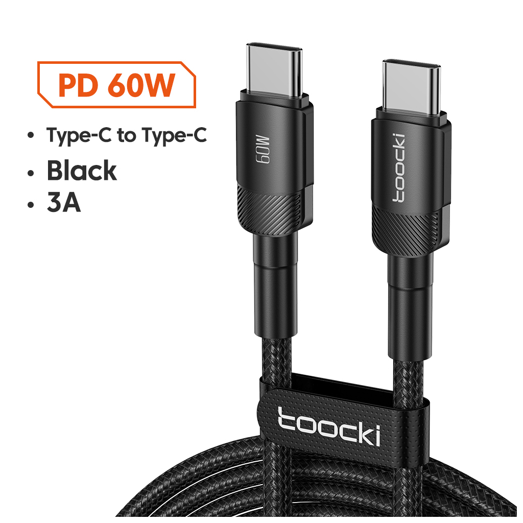 Rýchly nabíjací kábel USB C Toocki PD 60W