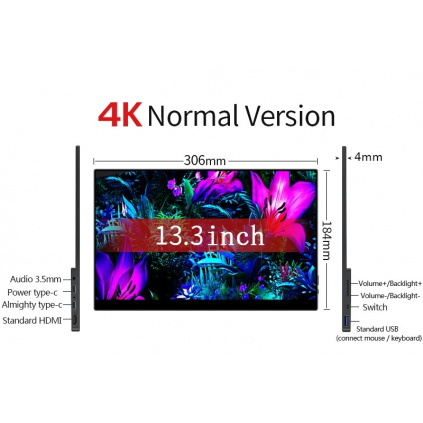 Přenosný monitor OLED 4K