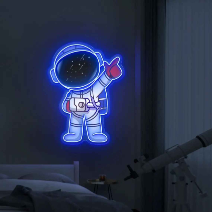 LED Obraz - Astronaut
