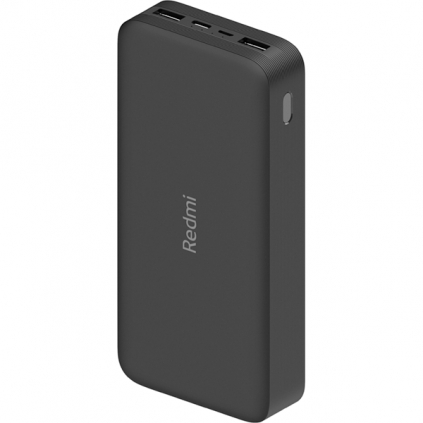 Xiaomi 20 000 mAh Redmi 18W Fast Charge Power Bank cerna black