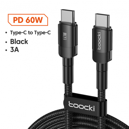 Rychlonabíjecí kabel USB C Toocki PD 60W