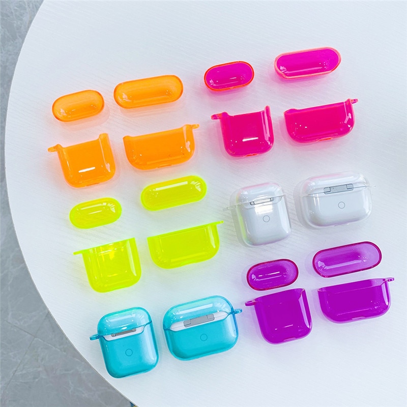 0_Fluorescent-Neon-Solid-Color-For-Apple-Airpods-Pro-3-2-1-Case-Wireless-Earphone-Protective-Cover