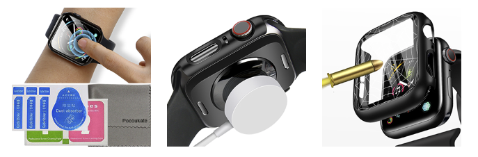 Ochranné pouzdro s tvrzeným sklem pro Apple Watch 10 42mm iSTUFF