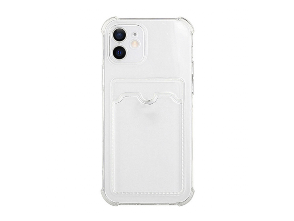 Anti shock průhledný silikonový obal s peněženkou pro iPhone 11/11 pro/MAX (Typ iPhone 11 pro MAX)