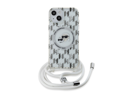 karl lagerfeld iml monogram crossbody k ch heads magsafe zadni kryt pro iphone 13 transparent ie12866238