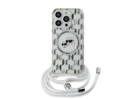karl lagerfeld iml monogram crossbody k ch heads magsafe zadni kryt pro iphone 13 pro max transparent ie12878697
