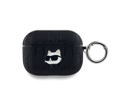 karl lagerfeld pu embossed choupette head pouzdro pro airpods pro black ie12889218
