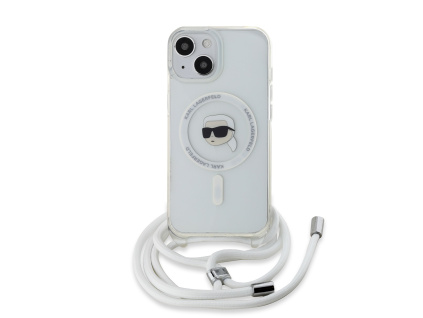 karl lagerfeld iml crossbody karl head magsafe zadni kryt pro iphone 15 transparent ie12874002
