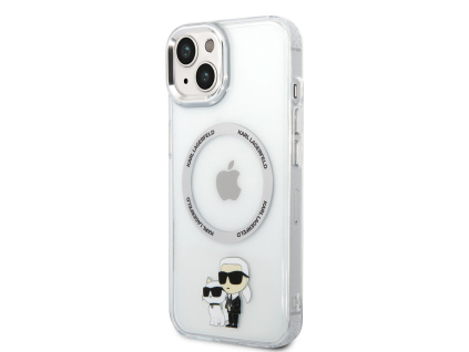 karl lagerfeld iml karl and choupette magsafe zadni kryt pro iphone 14 transparent ie10791378