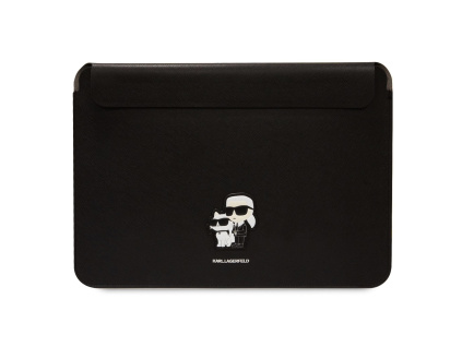 karl lagerfeld saffiano karl and choupette obal na notebook 15 16 black image1 big ies13117463