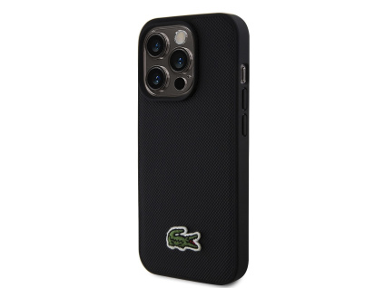 lacoste iconic petit pique woven logo magsafe zadni kryt pro iphone 15 pro black ie11865971