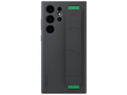 ef gs918tbe samsung silikonovy kryt vc popruhu pro galaxy s23 ultra black 1 big ies11079966