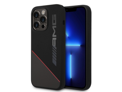 amg liquid silicone two tone zadni kryt pro iphone 14 pro max black ie13168548