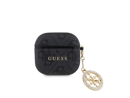 guess 4g script pc pu charm pouzdro pro airpods 4 black ie13591361