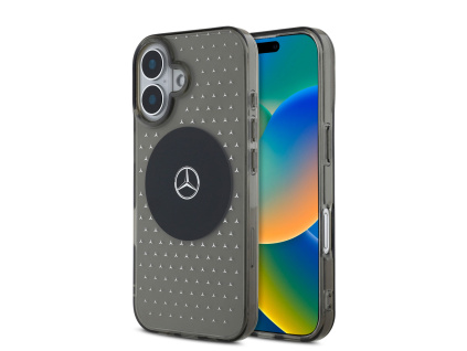 mercedes pc tpu star pattern magsafe zadni kryt pro iphone 16 plus black ie13319667