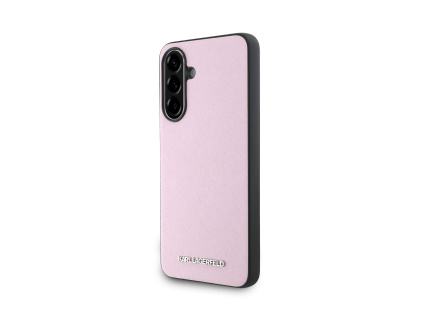 karl lagerfeld pu saffiano metal logo zadni kryt pro samsung galaxy a56 pink ie13857195