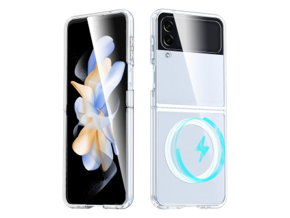 etui magsafe do samsung galaxy z flip 4 silikonowe plecki obudowa case tyl b iext167630744