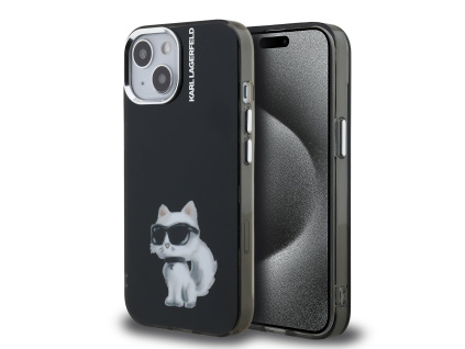 karl lagerfeld iml aquarelle choupette zadni kryt pro iphone 15 black ie14183286