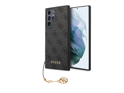 guess 4g charm zadni kryt pro samsung galaxy s24 ultra grey ie12502087