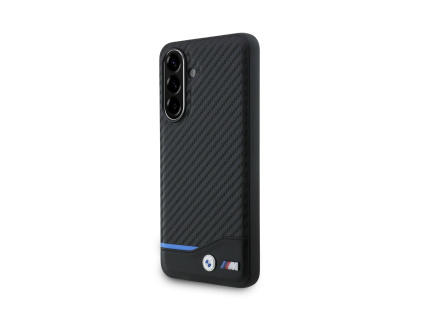 bmw m pu carbon blue line zadni kryt pro samsung galaxy a56 black i89109